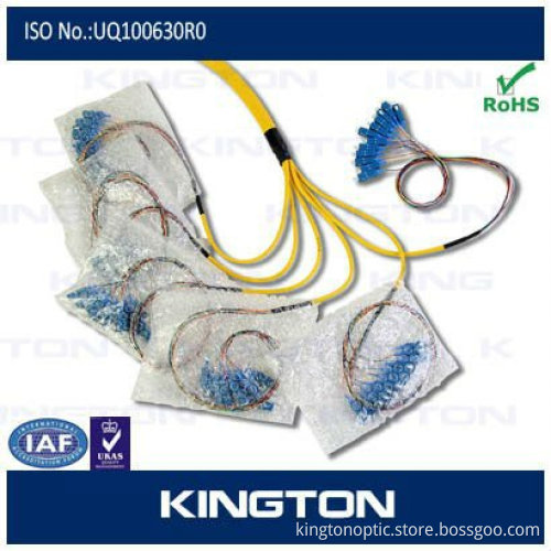 Optical ribbon cable MPO-SC fanout pigtail